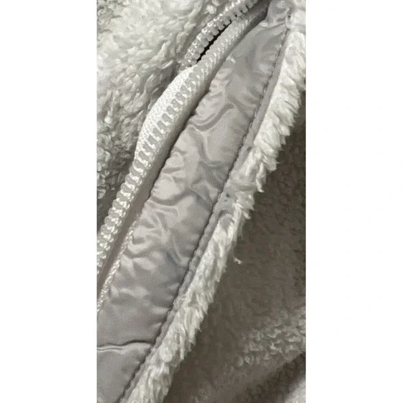 The North Face Women's Osito Full Zip Fleece Jacket Size XL in Moonlight Ivory - Picture 10 of 16